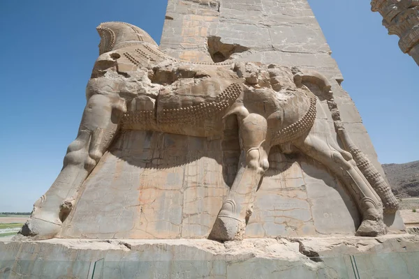 Персеполіс Столиця Старовинного Королівства Ахеменідів Зір Ірану Стародавні Персії — стокове фото