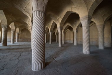 Isfahan, Iran - 29 Nisan 2018: Şah Camii olarak da bilinir Royal Camii Imam Camii, UNESCO Dünya Miras Listesi ve bu olup ayakta Iran, Imam kare, Isfahan en eski camilerinden