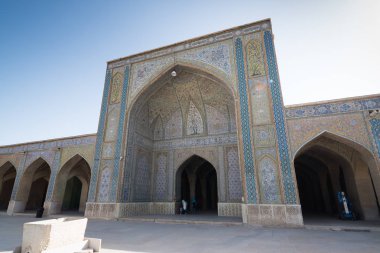 Isfahan, Iran - 29 Nisan 2018: Şah Camii olarak da bilinir Royal Camii Imam Camii, UNESCO Dünya Miras Listesi ve bu olup ayakta Iran, Imam kare, Isfahan en eski camilerinden