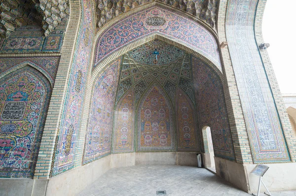 Nasir Mulk Moskén Shiraz Iran Även Känd Som Rosa Moskén — Stockfoto