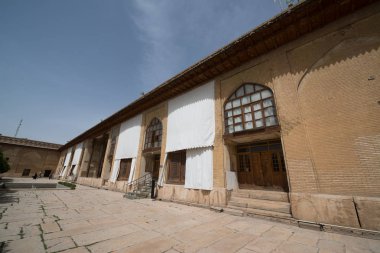 Şiraz, İran, 8 Mayıs 2018: Kerim Han'ın Arg 'ı (Kerim Han Kalesi) İran'ın güneyinde, Şiraz şehir merkezinde bulunan bir kaledir.