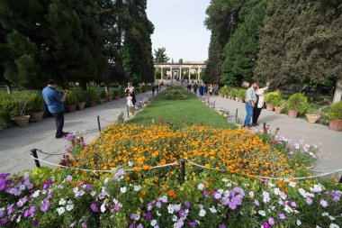 Şiraz, İran, 8 Mayıs 2018: Kerim Han'ın Arg 'ı (Kerim Han Kalesi) İran'ın güneyinde, Şiraz şehir merkezinde bulunan bir kaledir.