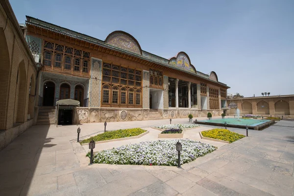 Shiraz Irán Mayo 2018 Histórico Complejo Qavam House Naranjestan Una — Foto de Stock