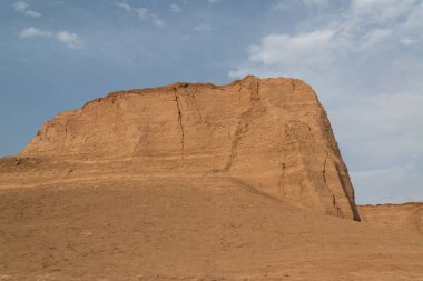 Muhteşem Dasht-e Lut çöller, ünlü için onun kaya oluşumları Kerman İran, dünyada hotest yerlerinden city yakınındaki Kaluts veya Kalouts olarak