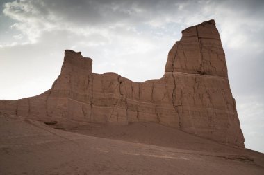 Muhteşem Dasht-e Lut çöller, ünlü için onun kaya oluşumları Kerman İran, dünyada hotest yerlerinden city yakınındaki Kaluts veya Kalouts olarak