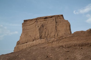 Muhteşem Dasht-e Lut çöller, ünlü için onun kaya oluşumları Kerman İran, dünyada hotest yerlerinden city yakınındaki Kaluts veya Kalouts olarak