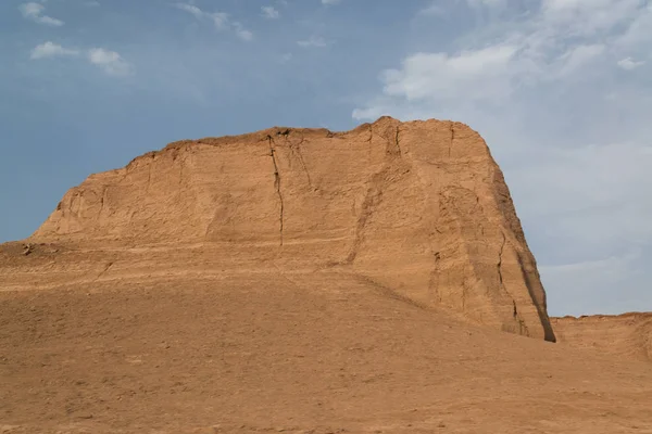 Muhteşem Dasht-e Lut çöller, ünlü için onun kaya oluşumları Kerman İran, dünyada hotest yerlerinden city yakınındaki Kaluts veya Kalouts olarak