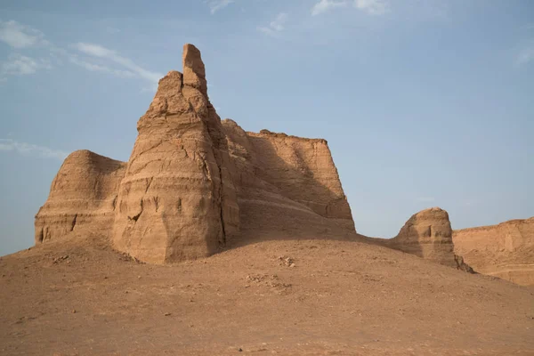 Muhteşem Dasht-e Lut çöller, ünlü için onun kaya oluşumları Kerman İran, dünyada hotest yerlerinden city yakınındaki Kaluts veya Kalouts olarak