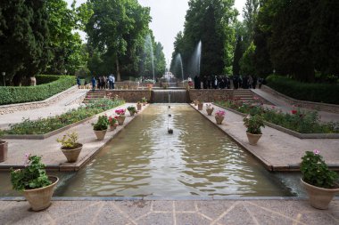 Mahan, İran, 11 Mayıs 2018: Şehzade Bahçesi - Unesco dünya mirası listesinde yer alan