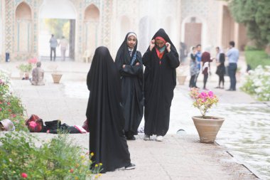 Mahan, İran, 11 Mayıs 2018: Şehzade Bahçesi - Unesco dünya mirası listesinde yer alan