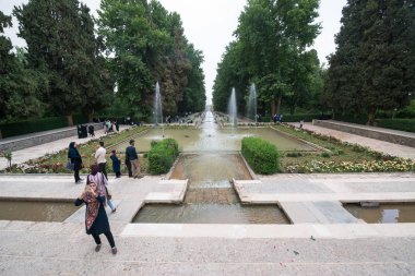 Mahan, İran, 11 Mayıs 2018: Şehzade Bahçesi - Unesco dünya mirası listesinde yer alan