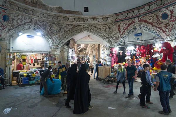 Teherán Irán Mayo 2018 Gran Bazar Antiguo Bazar Histórico Teherán —  Fotos de Stock