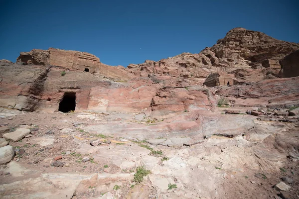 Den Antika Staden Petra Rose City Jordanien — Stockfoto