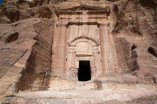 Antica Città Petra Città Delle Rose Giordania — Foto Stock