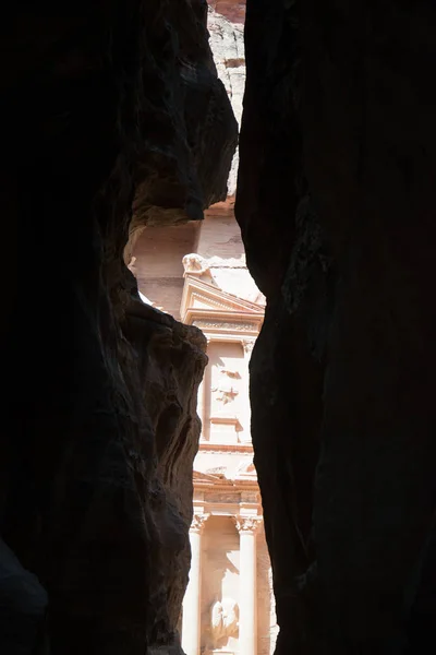 Petra Jordania Ciudad Las Ruinas Durante Día —  Fotos de Stock