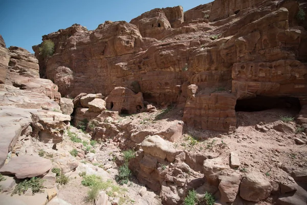 Grotte Qumran Vicino Mar Morto Nel Sud Israele — Foto Stock