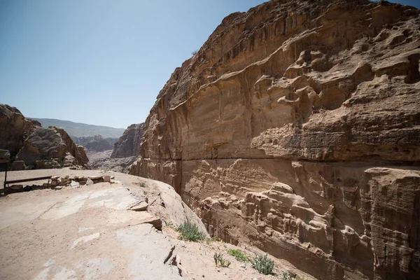 Σπηλιές Qumran Κοντά Στη Νεκρά Θάλασσα Στο Νότιο Ισραήλ — Φωτογραφία Αρχείου
