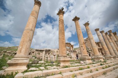 İsrail'de Beit Shean Roma Harabeleri 