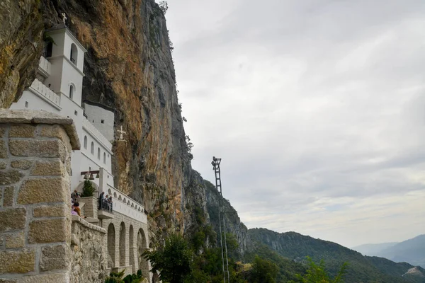 Montenegro Balkans Circa July 2016 Upper Church Ostrog Monastery Montenegro — Stock Photo, Image