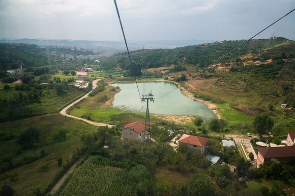 Vista Desde Montaña Dajti Tirana Albania —  Fotos de Stock