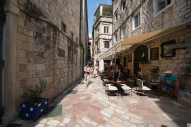 Saraybosna, Bosna-Hersek, yaklaşık Temmuz 2016: Yaz sezonunda Saraybosna'nın eski kenti