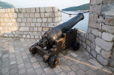 Dubrovnik, Hırvatistan-Circa Eylül 2016: eski şehir güzel görünümü 