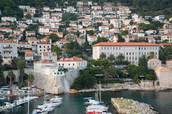 Dubrovnik Croatia Circa July 2016 View Dubrovnik Port Old City — Stock Photo, Image