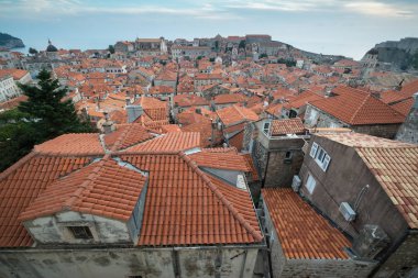 Dubrovnik, Hırvatistan-Circa Eylül 2016: eski şehir güzel görünümü 