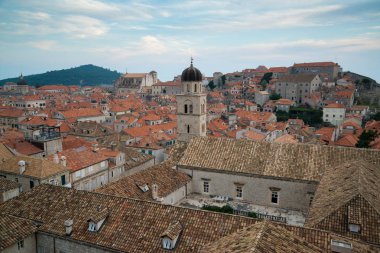 Dubrovnik, Hırvatistan-Circa Eylül 2016: eski şehir güzel görünümü 