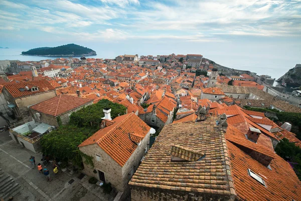 Dubrovník Chorvatsko Circa Září 2016 Krásný Výhled Staré Město — Stock fotografie