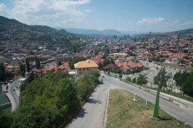 Saraybosna, Bosna-Hersek-Haziran 2016: Saraybosna 'da Müslüman mezarlığı