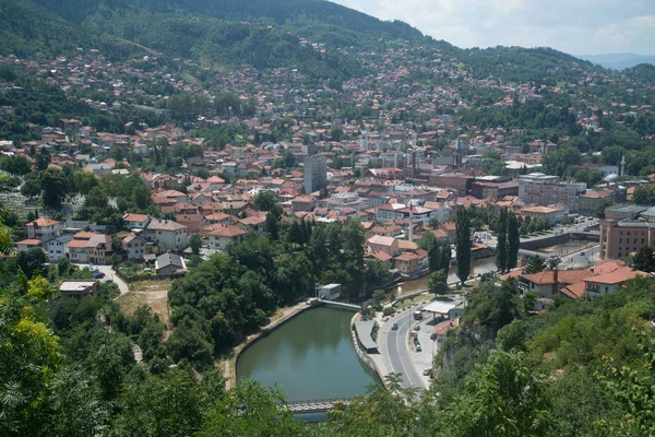 Σαράγεβο Βοσνία Και Ερζεγοβίνη Γύρω Στις 2016 Ιουλίου Αστικό Τοπίο — Φωτογραφία Αρχείου