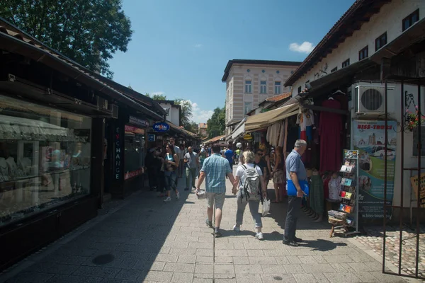 Sarajevo Bosnien Und Herzegowina Juli 2016 Altstadt Von Sarajevo Der — Stockfoto
