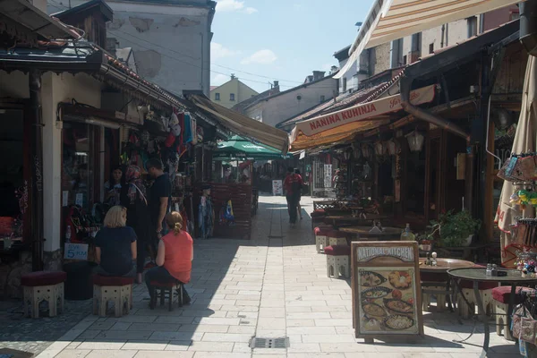 Sarajevo Bósnia Herzegovina Por Volta Julho 2016 Cidade Velha Sarajevo — Fotografia de Stock