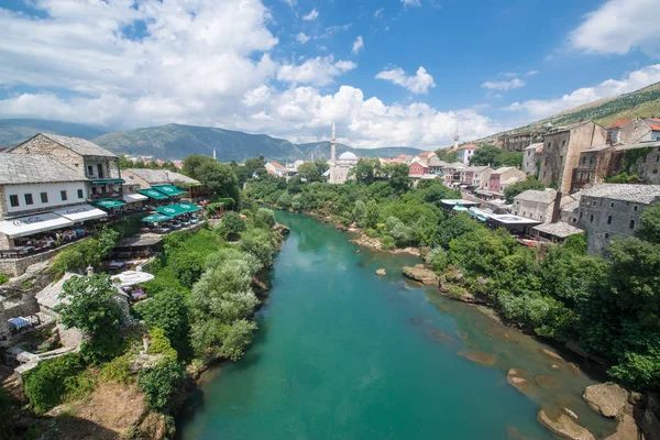 Vista Mesquita Mostar Bósnia Herzegovina — Fotografia de Stock