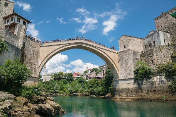 Ponte Velha Mostar Bósnia Herzegovina — Fotografia de Stock