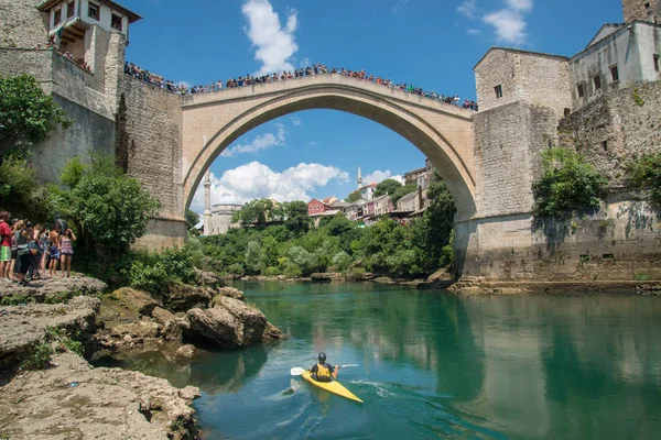 Ponte Velha Mostar Bósnia Herzegovina — Fotografia de Stock