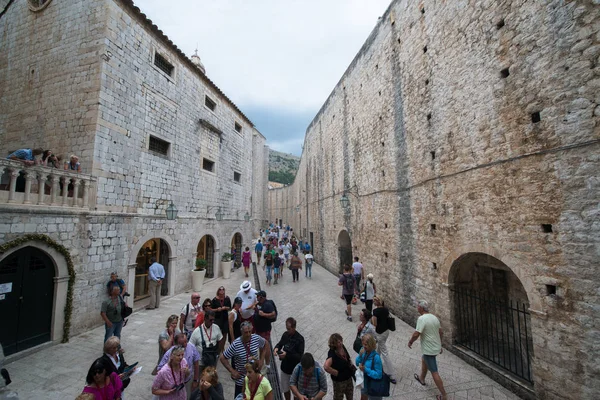 Dubrovnik Croacia Circa Julio 2016 Calles Ciudad Vieja Dubrovnik Patrimonio — Foto de Stock