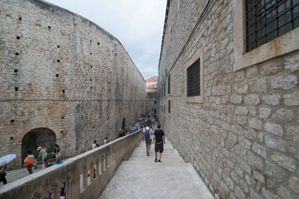 Dubrovnik Croacia Circa Julio 2016 Calles Ciudad Vieja Dubrovnik Patrimonio — Foto de Stock