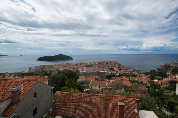 Dubrovník Chorvatsko Circa Září 2016 Krásný Výhled Staré Město — Stock fotografie