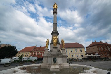 Zagreb, Hırvatistan, yaklaşık Temmuz 2016: Zagreb meydanı, Hırvatistan