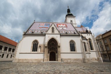 Zagreb kilisesi - St Mark, Zagreb, Hırvatistan