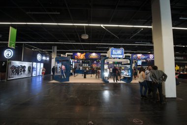 Köln, Almanya, 22 Ağustos 2017: Gamescom, Köln 'deki Koelnmesse' de her yıl düzenlenen video oyunu fuarıdır.