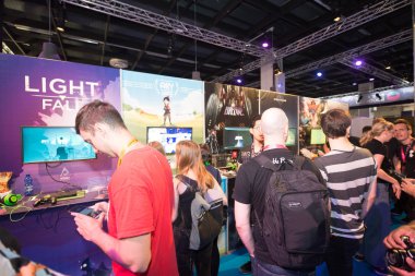 Köln, Almanya, 22 Ağustos 2017: Gamescom, Köln 'deki Koelnmesse' de her yıl düzenlenen video oyunu fuarıdır.