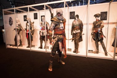 Köln, Almanya, 22 Ağustos 2017: Gamescom, Köln 'deki Koelnmesse' de her yıl düzenlenen video oyunu fuarıdır.