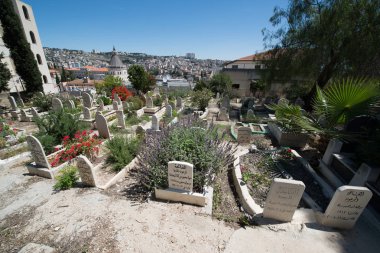 Şehirdeki binaların görünümü, Kudüs, Israil