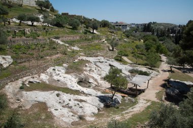 Şehirdeki binaların görünümü, Kudüs, Israil