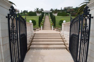 güzel bahai bahçeleri Haifa, İsrail 