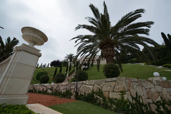 Beaux Jardins Bahai Haïfa Israël — Photo