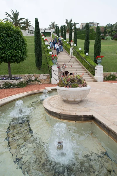 Beautiful Bahai Gardens Haifa Israel — Stock Photo, Image